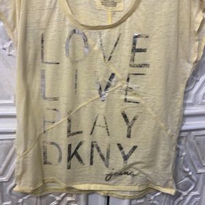 💙 final price accepted 💙 DKNY YELLOW SUMMER TOP